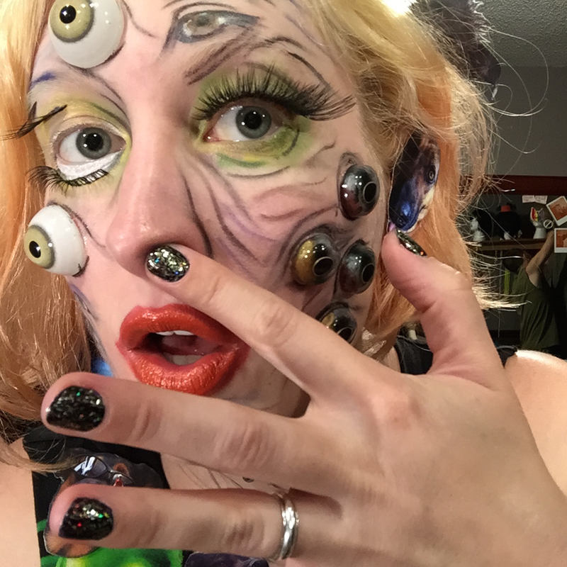 Illustration for article titled The Google DeepDream Makeup Tutorial That Nobody Asked For